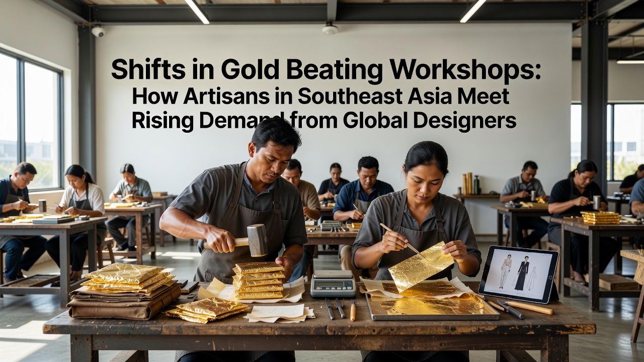 Shifts in Gold Beating Workshops: How Artisans in Southeast Asia Meet Rising Demand from Global Designers